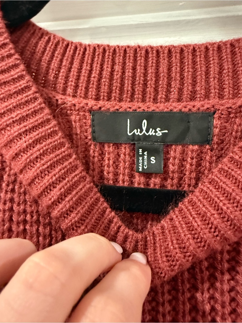 Lulu’s Toasty Time Dark Mauve Long Sleeve Two-Piece Sweater Dress - Picture 4 of 8